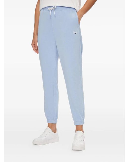 Pantalon De Jogging À Lien De Resserrage Tommy Hilfiger en coloris Blue
