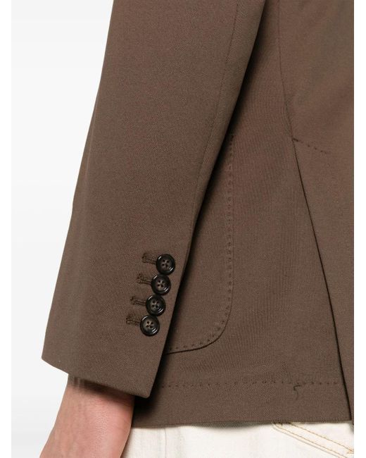 Circolo 1901 Brown Single-Breasted Pique Jacket for men