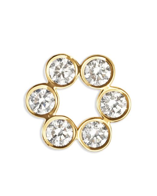 Sophie Bille Brahe Metallic 18Ct Petite Luna Diamond Earring
