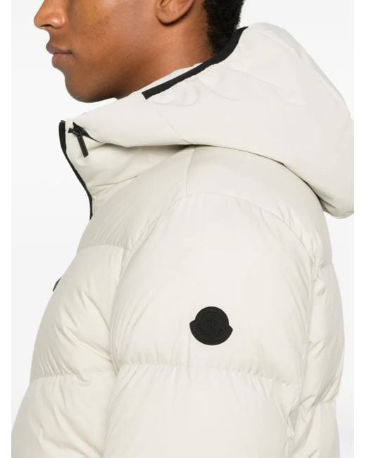 Piumino Forez Con Cappuccio di Moncler in Natural da Uomo