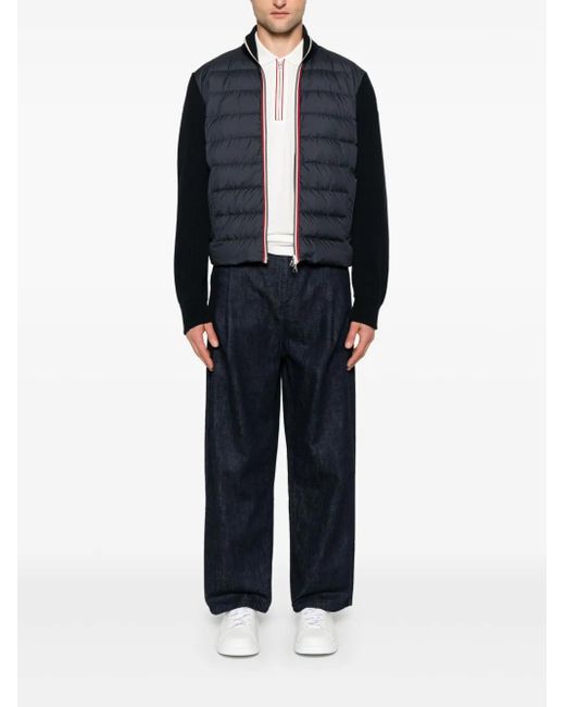 Moncler Blue Sweaters for men