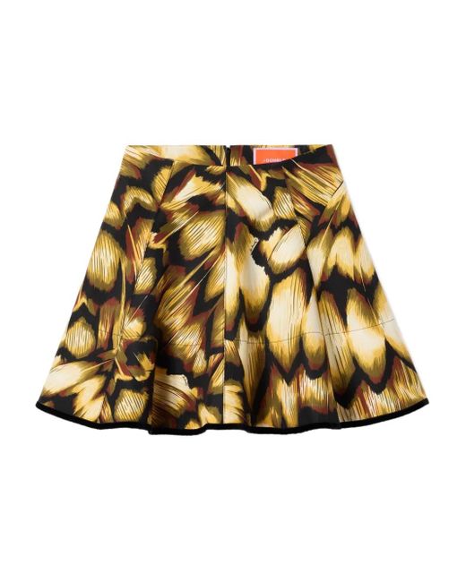 LaDoubleJ Mini-Rok Met Print in het Metallic