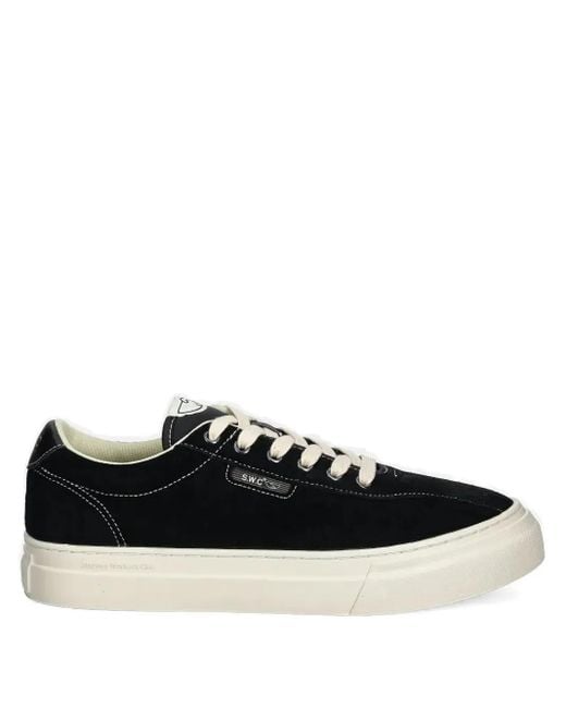 Stepney Workers Club レザースニーカー Black