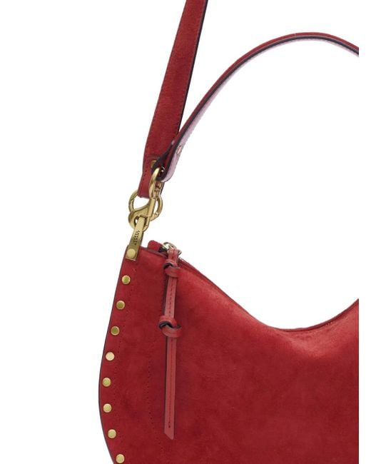 Borsa A Spalla Oskan Soft Con Zip di Isabel Marant in Red