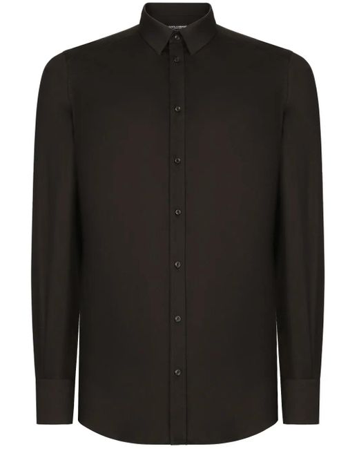 メンズ Dolce & Gabbana ロングスリーブ シャツ Black