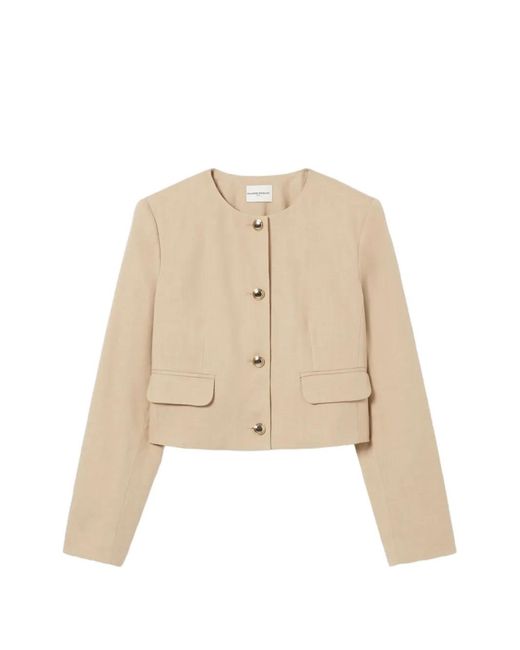 Chaqueta Con Botones Claudie Pierlot de color Natural
