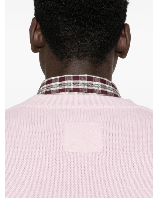 Nanushka Pink Crew-Neck Sweater