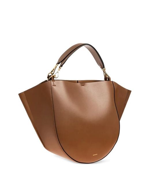 Wandler Brown Hortensia Tote Bag