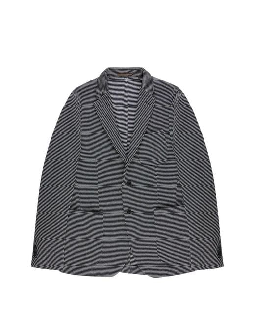 Slowear Gray Micro-Patterned Blazer for men