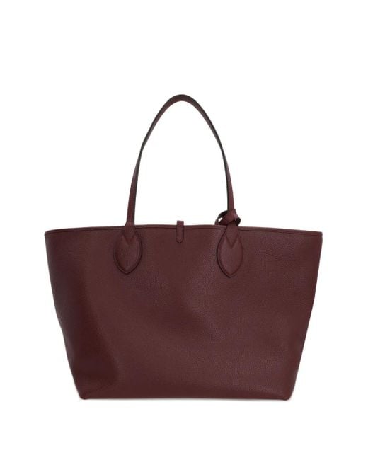 Gucci Purple Large Totissima Reversible Leather Tote Bag