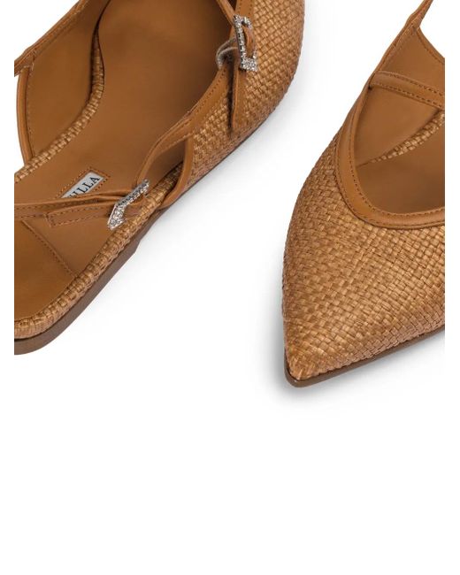 Le Silla Brown Morgana Ballerina Shoes