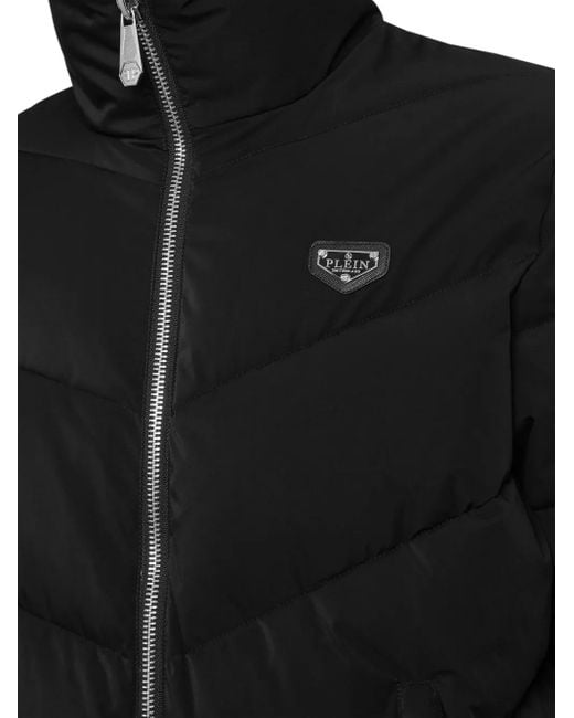 Philipp Plein Black Padded Jacket for men
