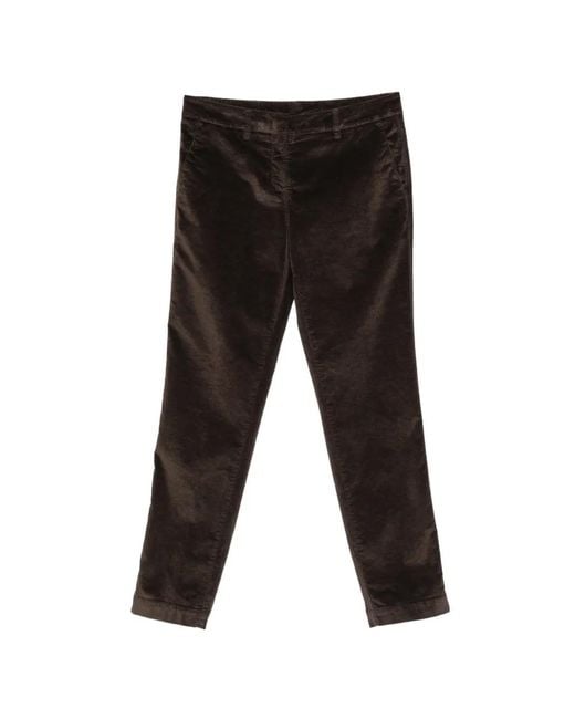 19.61 MILANO Black Velvet Trousers