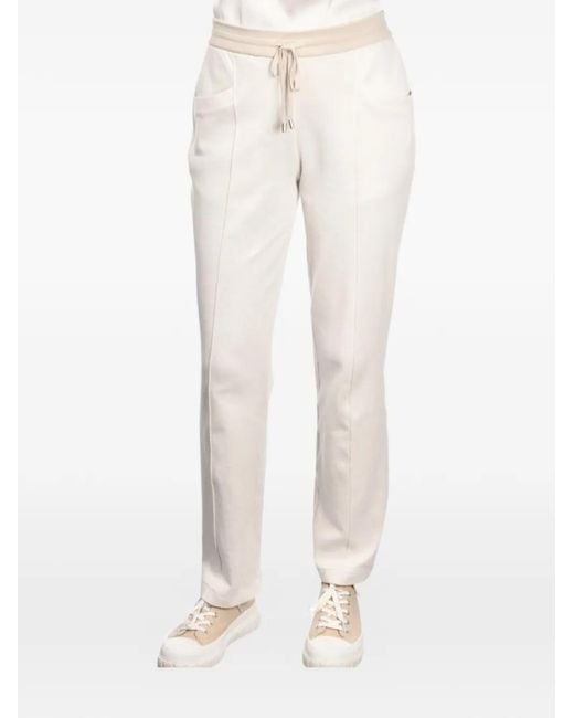 Gran Sasso Natural Drawstring Track Pants