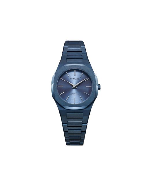 Reloj Ultra Thin de 30 mm D1 Milano de color Blue