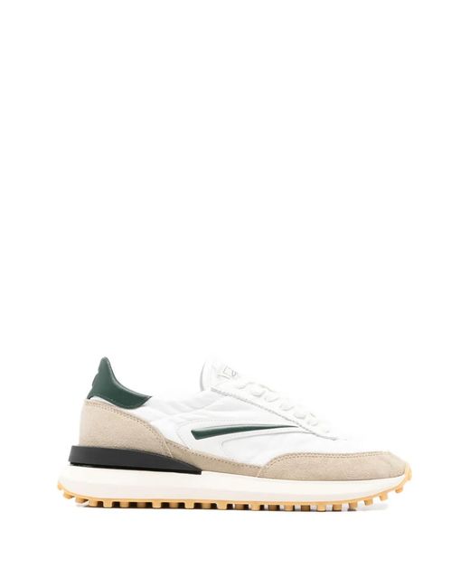Sneakers Con Inserti di Date in White da Uomo