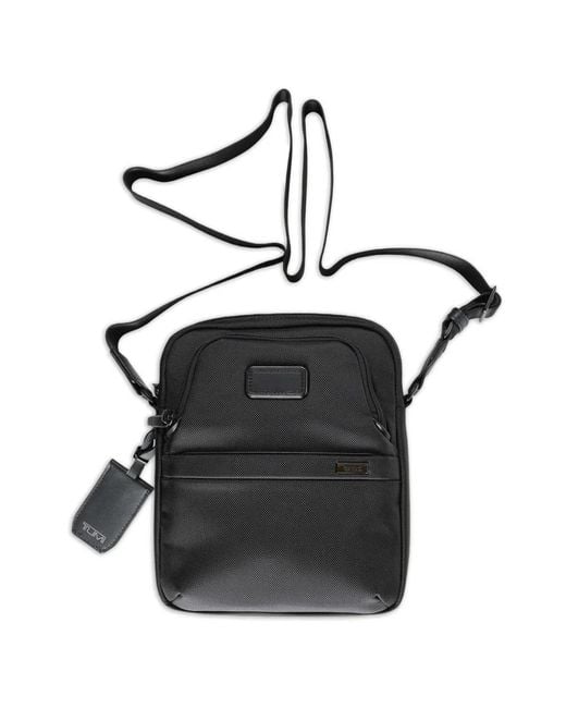 Tumi Black Mini Alpha Cross Body Bag