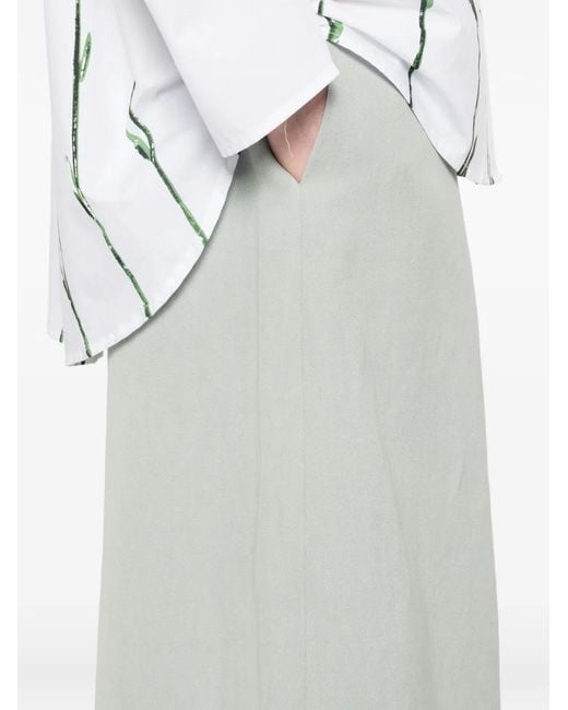 Dusan White Elasticated Pants