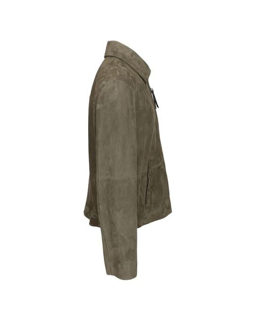Loewe Green Zip-Up Jacket for men