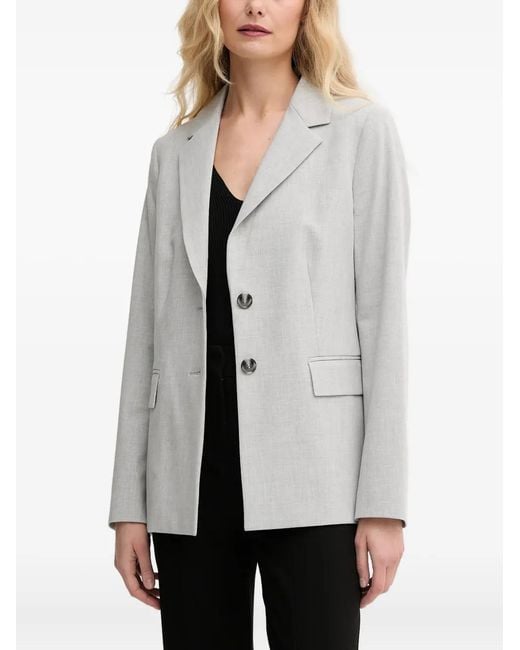 Chaqueta Con Botones Benetton de color Gray