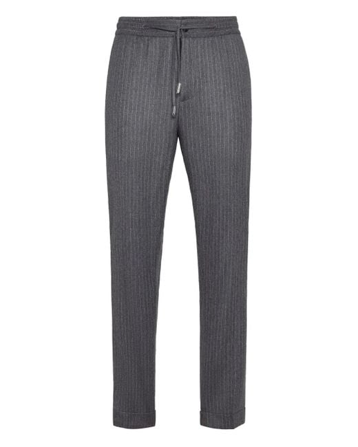Billionaire Broek Met Krijtstreep in het Gray voor heren