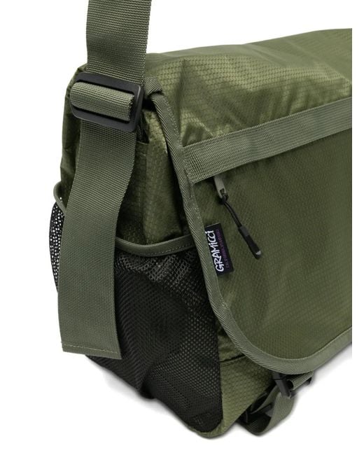 Gramicci Green Messenger Bag for men