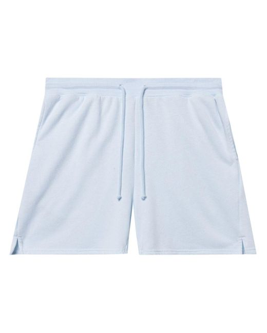 John Elliott Blue Cotton-blend Track Shorts for men
