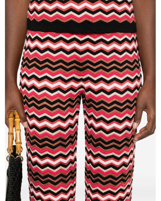 Missoni Zigzag-woven Flared Trousers