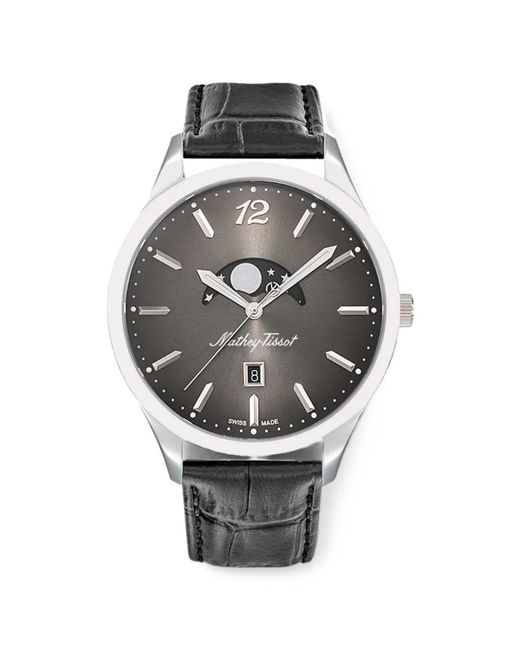Mathey-Tissot Gray Urban Moon 42Mm Watch for men