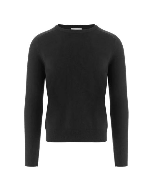 Oliver Lattughi Black Crew-Neck Sweater for men