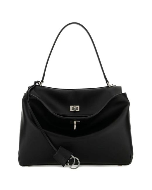 Balenciaga Black Medium Rodeo Tote Bag