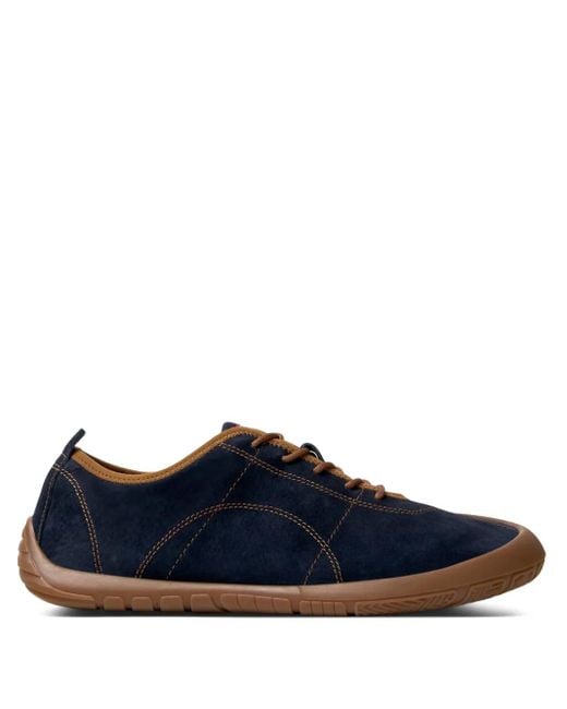 メンズ Camper レースアップ レザースニーカー Blue