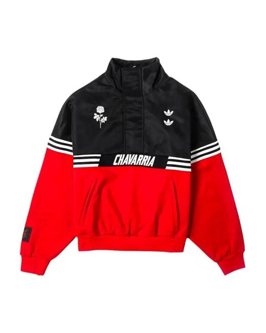 メンズ Willy Chavarria X Adidas ストライプ ジャケット レッド | Lyst