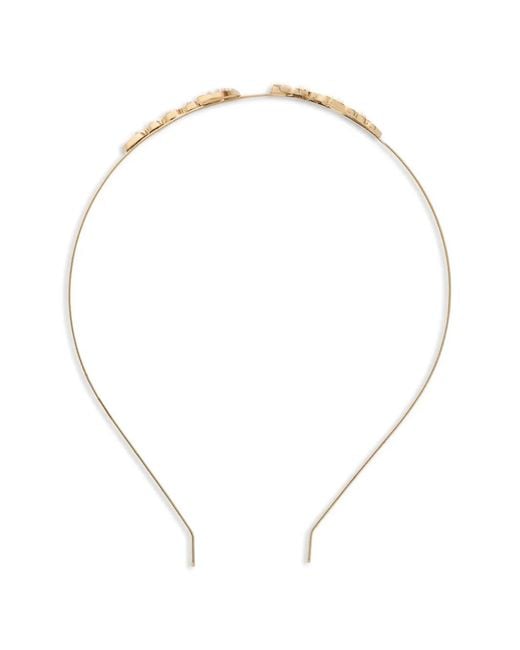 Red(v) White Embellished Headband