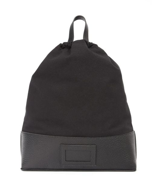 Maison Margiela Black Daily Drawstring Medium Backpack