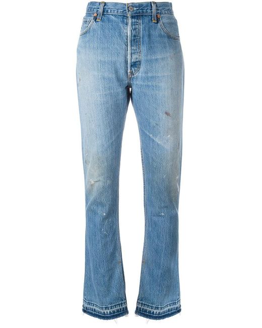 RE/DONE Elsa Bootcut Jeans in Blue | Lyst