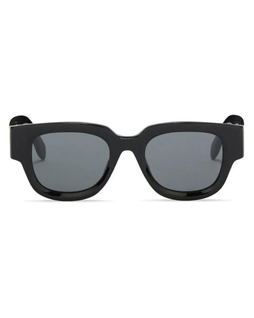 Palm Angels Black Monterey Square-Frame Sunglasses