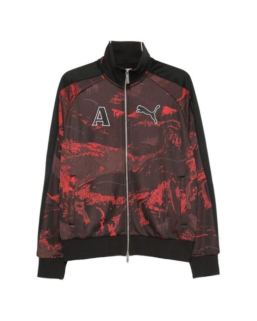 PUMA Red X Ahluawalia T7 Sweat Imprimé À Patch Logo