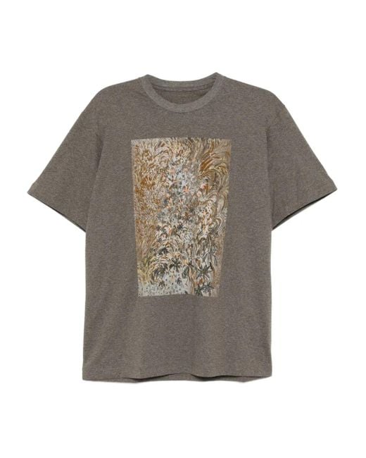 JNBY グラフィック Tシャツ Gray