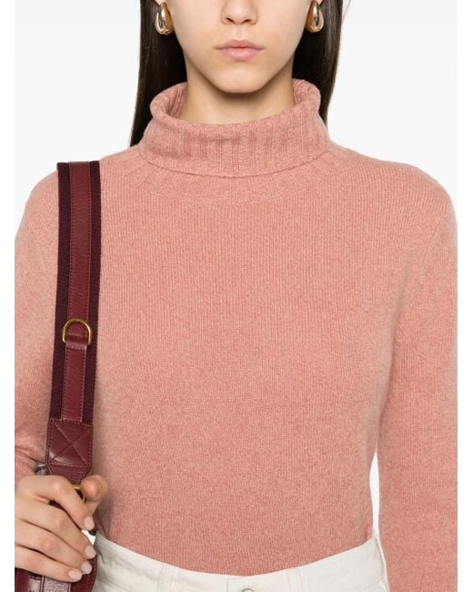 Aspesi Pink Mélange-Effect Sweater