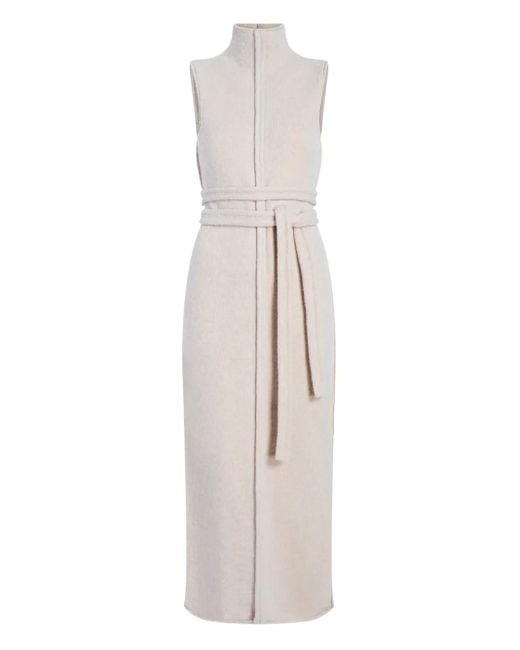 Proenza Schouler White Gestricktes Zola Kleid mit Gürtel