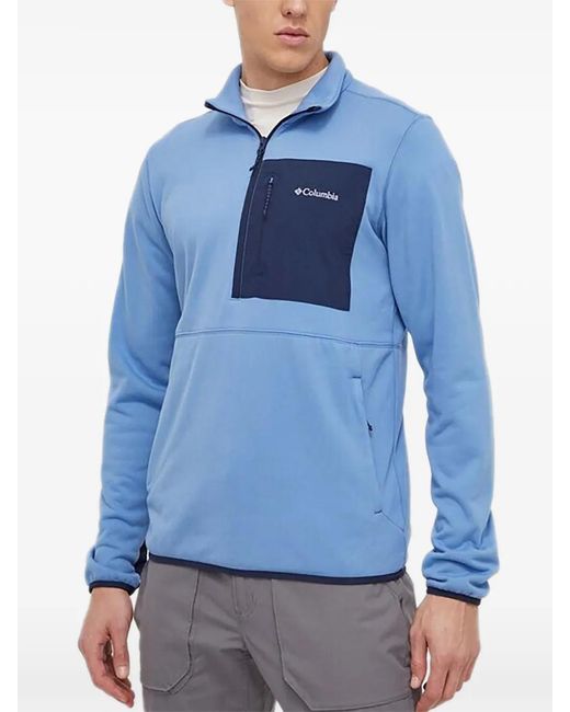 Columbia Blue Sweat Colourblock for men