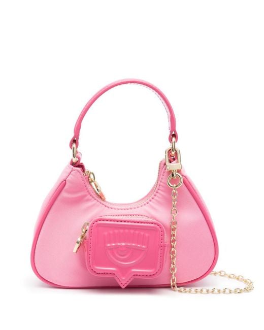 Mini sac à motif Eyelike Chiara Ferragni en coloris Pink