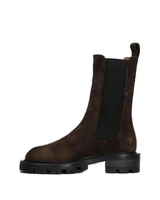 Paris Texas Black Napa Chelsea Boots