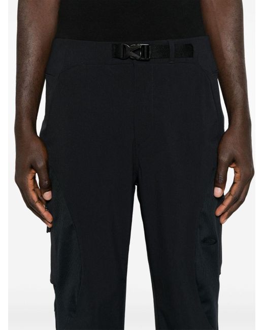 Oakley Black Latitude Arc Panelled Trousers for men