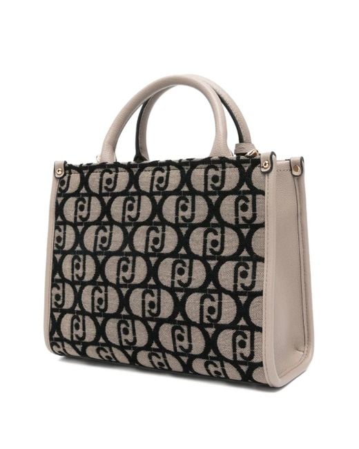 Liu Jo Gray Logo Handbag