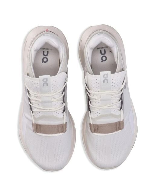 On Shoes White Cloudnova 2 Trainers for men