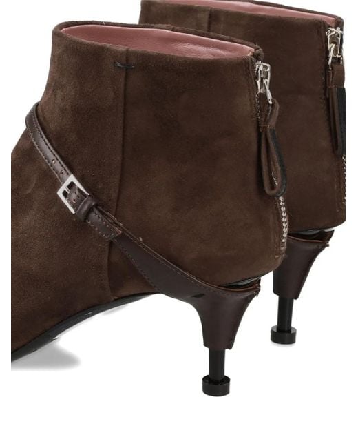Premiata Brown Buckle-Strap Boots