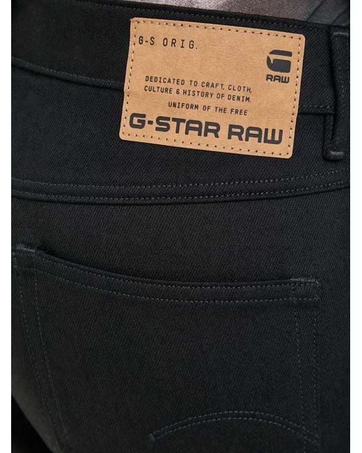 G-Star Black Five-Pocket Jeans