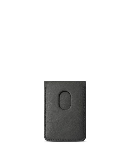 Burberry White Check Magnetic Card Holder for men